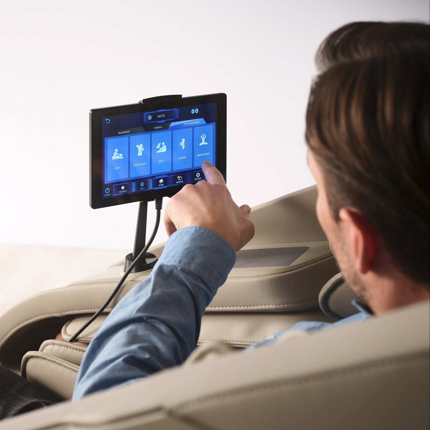 FUJIIRYOKI: Cyber Relax Elite 4D Massage Robot Flex Frame SL Track Massage Chair (MR7500)