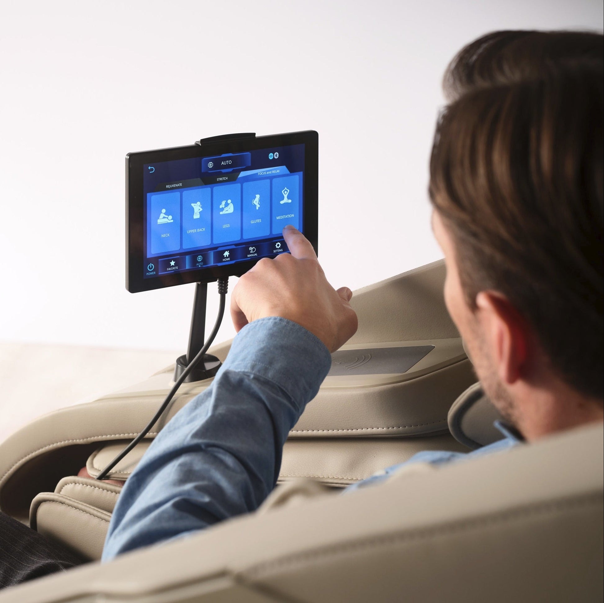 FUJIIRYOKI: Cyber Relax Elite 4D Massage Robot Flex Frame SL Track Massage Chair (MR7500)